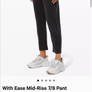 💐Lululemon With Ease 7/8 Pant